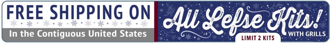 Free Shopping Lefse Kit Banner Limit 2 Kits