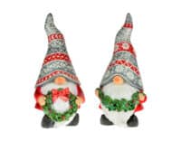 9&Amp;Amp;Quot; Gnome With Red/Gray Hat 13 Lt271