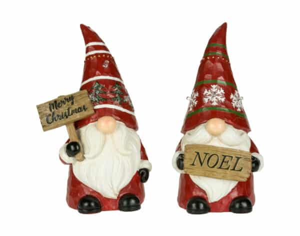 9&Amp;Quot; Led Gnome With Sign 3 9&Amp;Quot; Led Gnome With Sign
