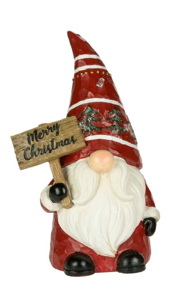 9&Amp;Quot; Led Gnome With Sign 6 9&Amp;Quot; Led Gnome With Sign - Image 4